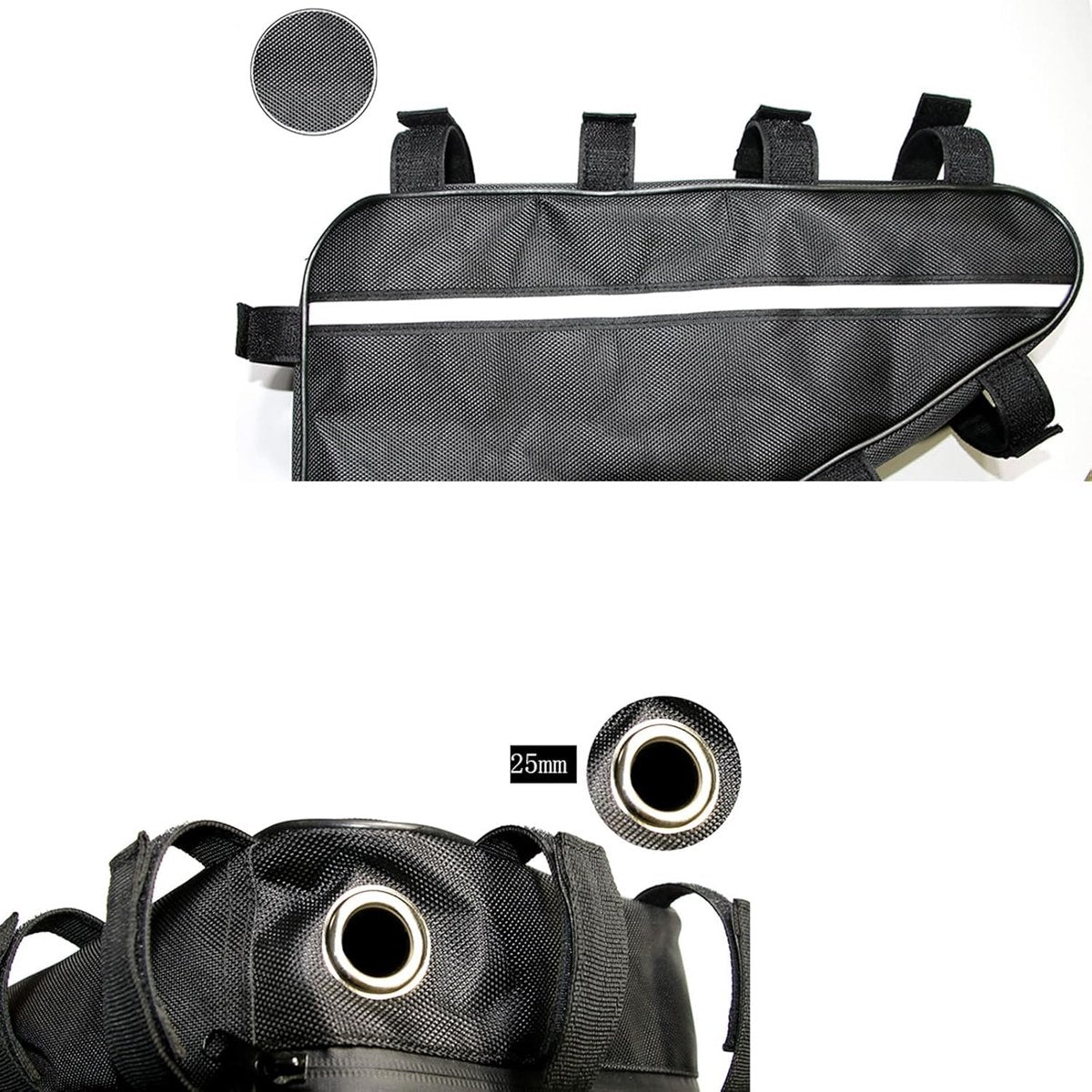 Bicycle bag - Driehoek bag for electric mountain bike battery - Waterproof Oxford cloth box - Large modification - Bicycle box - Bicycle storage tool set (39 x 36 x 22 cm) - Image 3