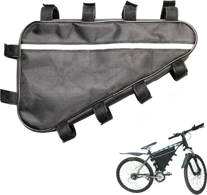 Bicycle bag - Driehoek bag for electric mountain bike battery - Waterproof Oxford cloth box - Large modification - Bicycle box - Bicycle storage tool set (39 x 36 x 22 cm) - Image 5