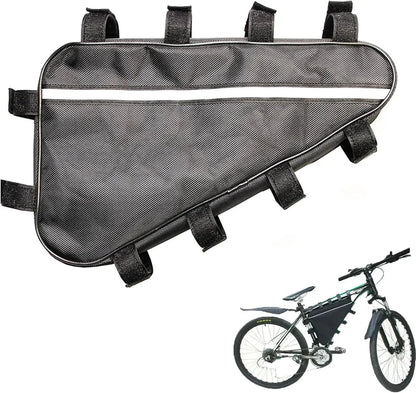 Bicycle bag - Driehoek bag for electric mountain bike battery - Waterproof Oxford cloth box - Large modification - Bicycle box - Bicycle storage tool set (39 x 36 x 22 cm) - Image 5