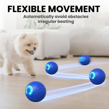 Pet Toys - Dog Toys - Interactive Dog Toys - Automatic Moving, Bouncing and Rotating Dog Ball - IPX7 Waterproof - Active Rolling Ball for Small and Medium Dogs (Blue) - Image 4