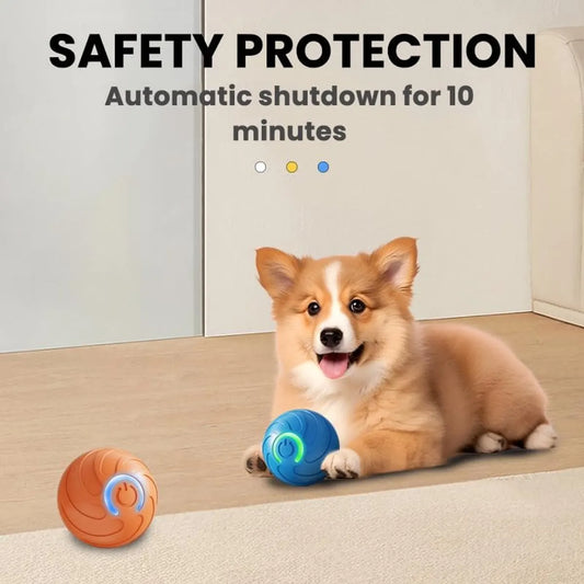 Pet Toys - Dog Toys - Interactive Dog Toys - Automatic Moving, Bouncing and Rotating Dog Ball - IPX7 Waterproof - Active Rolling Ball for Small and Medium Dogs (Blue) - Image 5
