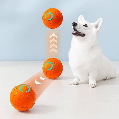 Pet Toys - Dog Toys - Interactive Dog Toys - Automatic Moving, Bouncing and Rotating Dog Ball - IPX7 Waterproof - Active Rolling Ball for Small and Medium Dogs (Orange) - Image 4