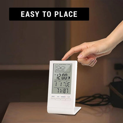 Weather Station - Thermometer - Hygrometer - Indoor/Outdoor Digital Weather Station with Radio-Controlled Clock, Trend Display and Date/Day of the Week - Smart Thermometer for Home and Office - Image 2