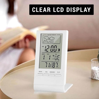 Weather Station - Thermometer - Hygrometer - Indoor/Outdoor Digital Weather Station with Radio-Controlled Clock, Trend Display and Date/Day of the Week - Smart Thermometer for Home and Office - Image 3
