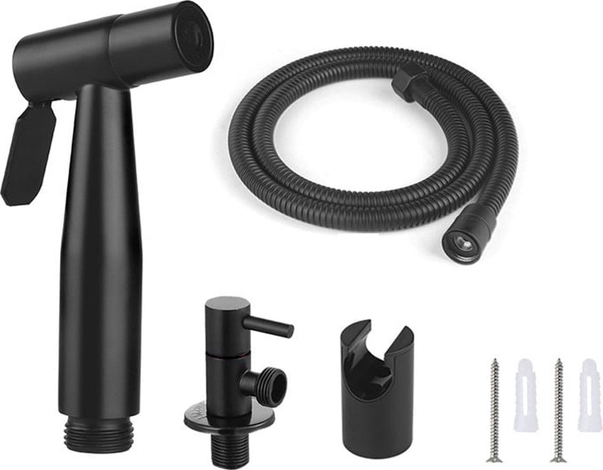 Shower head - Bidet Black, hand shower in the bathroom, toilet sprayer, stainless steel, toilet faucet - Image 6