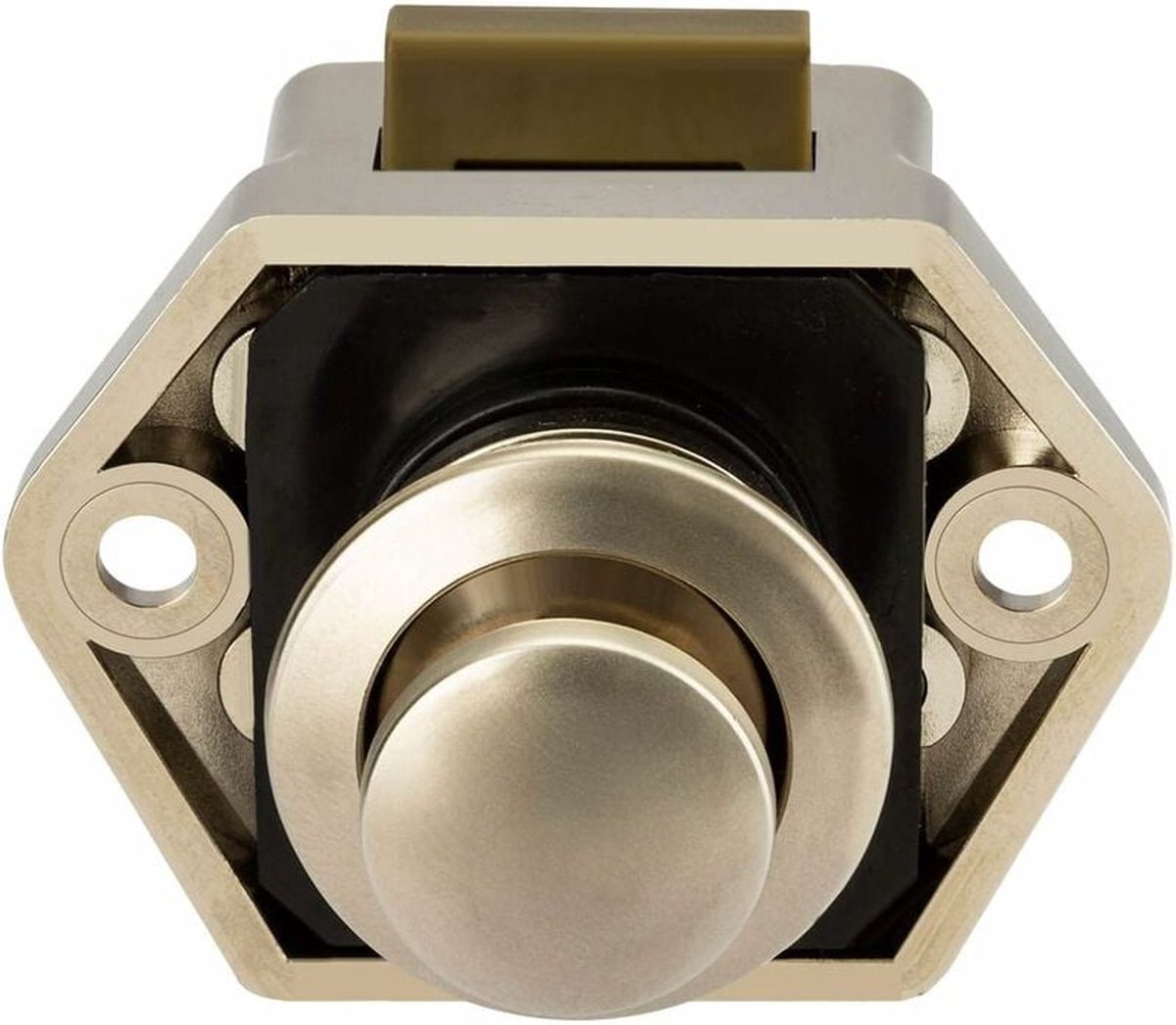 Push button for camper van - Locking button for shutter door - for camping RV, motorcycle, caravan, 5 pieces (nickel) - Image 4