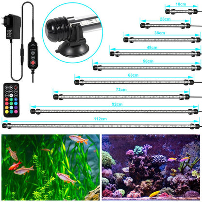 RGB Aquarium Light with Controller - Length 48.5 cm - 5.4 Watt - Aquarium Lamp - Aquarium Lamp - Aquarium Lamp - Dimmable - Image 2