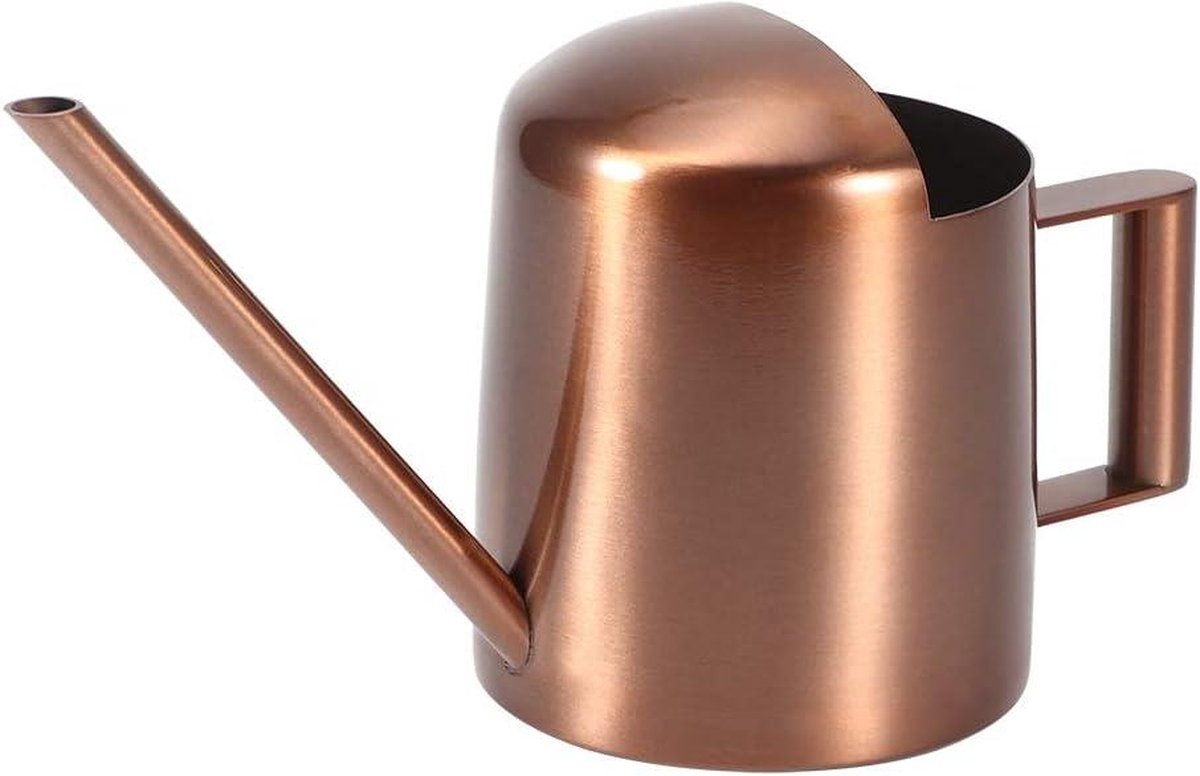 Small 300ml stainless steel watering can with long spout - ideal for flowers and household use - Image 7