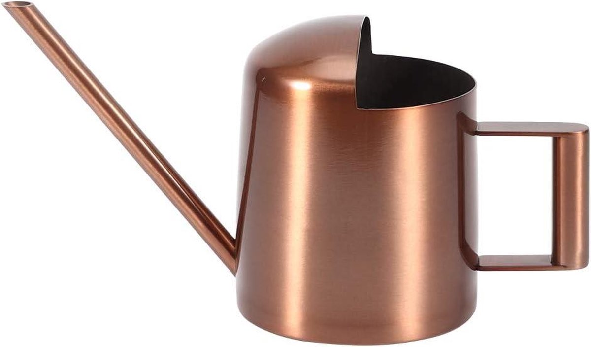 Small 300ml stainless steel watering can with long spout - ideal for flowers and household use - Image 8