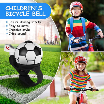Bicycle bell - Children's bicycle bell with a loud and clear sound - Racing and mountain bike bell - Bicycle accessories - Football bicycle bell - Children's bicycle bell - Bicycle horn bell - Gift - Image 2