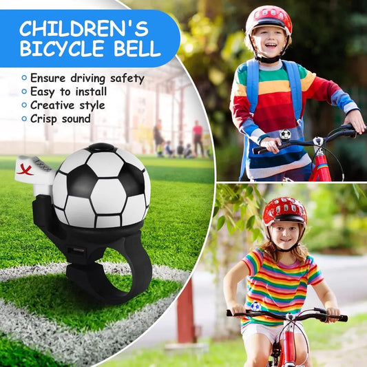 Bicycle bell - Children's bicycle bell with a loud and clear sound - Racing and mountain bike bell - Bicycle accessories - Football bicycle bell - Children's bicycle bell - Bicycle horn bell - Gift - Image 2