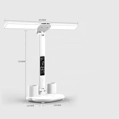 LED Desk Lamp - Table Lamp - Daylight Lamp - Dimmable - USB Rechargeable Touch Desk Lamp - Reading Lamp with Eye Protection in 3 Colors - 3-in-1 LCD Screen - Image 5