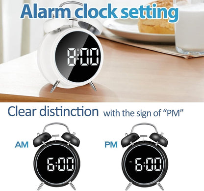 Digital clock - Digital clock - LED display - Bedroom - Clock - Energy efficient - Black - Image 4