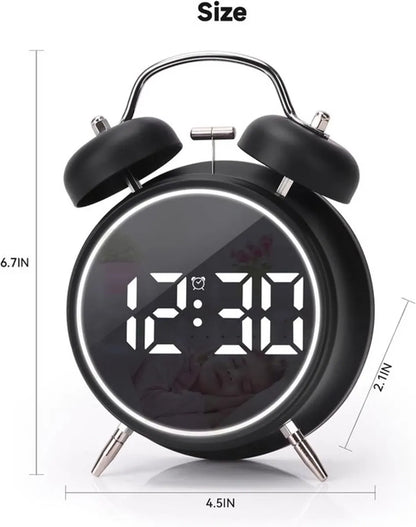 Digital clock - Digital clock - LED display - Bedroom - Clock - Energy efficient - Black - Image 5