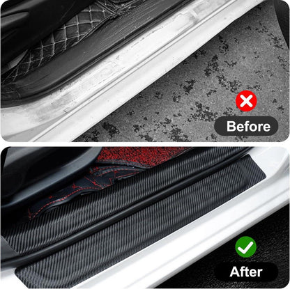 Car Door Sill Moldings - Set of 5, Universal Entry Moldings for SUVs, Anti-Scratch Stickers with Film - Image 6