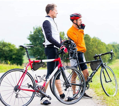 Bicycle pannier - Bicycle frame bag - Bicycle frame bag - Triangular bicycle frame bag - Storage bag - Reflective bicycle bag - Mountain bike, road bike accessories, large capacity - Black - Image 5