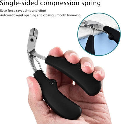 Nail Clippers - Nail Clippers for Seniors - Wide-Opening Angled Nail Clippers - Stainless Steel Nail Clippers - Premium Easy-Grip Nail Clippers - Christmas Gift - New Year's Gift - Nail Care for Seniors - Image 7