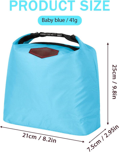 Lunch bag - Insulated bags - Lunch bag - Insulated backpack - Insulated lunch bags - Insulated lunch bag - Portable lunch bag - Picnic bag - Blue zipper - Image 6
