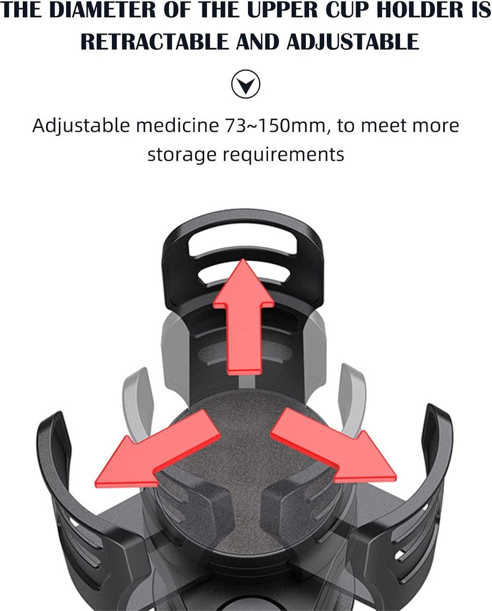 Universal 4-in-1 Car Organizer - Car Seat Organizer - Cup Holder - Drink Holder - Can and Bottle Holder - Car Accessories - High Quality - Coffee Holder - Foldable - Sturdy and Durable - Car Travel - Image 6