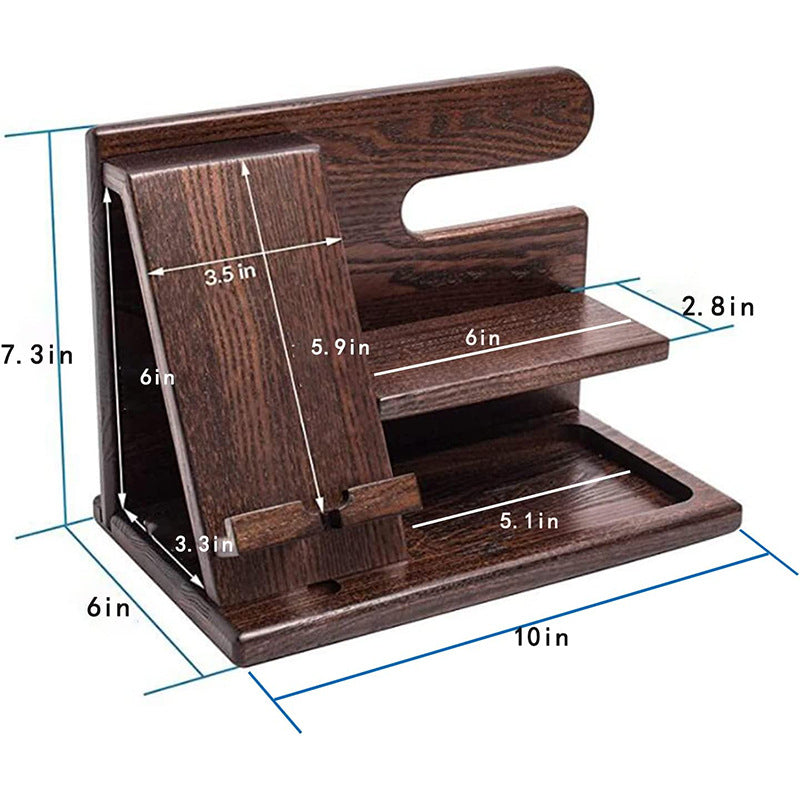 Phone stand - organizer - jewelry holder - desk organizer - gift for men - for cell phones, gifts for him, husband, bedside table, gifts