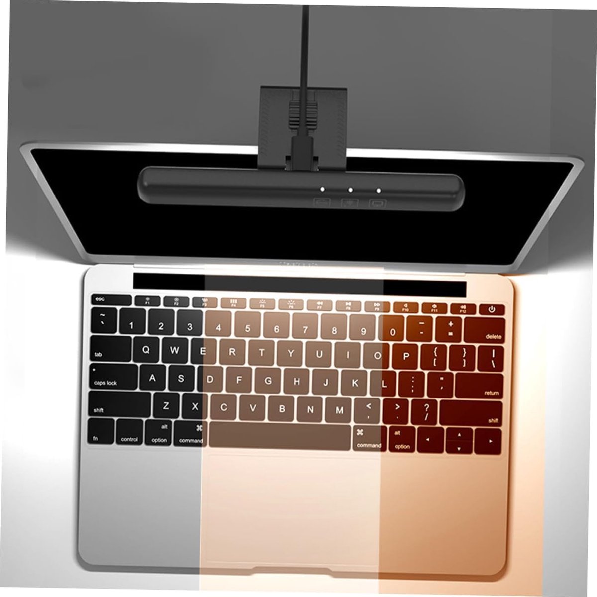 Clip-on desk lamp - LED desk lamp - Clip-on desk lamp - Dimmable - Home office - Reading lamp - Clip-on lamp - Black - Image 2