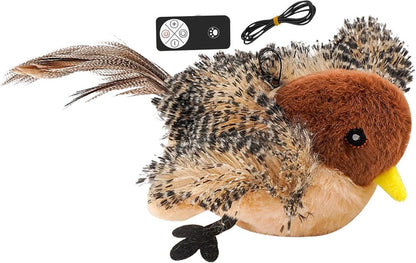 Cat Toys - Cat Toys with Catnip - Flappy Bird Cat Toy for Indoor Cats - Rechargeable - Electric Cat Toys - With Sound - Plush Sports Toy for Kittens - Pic - Image 7