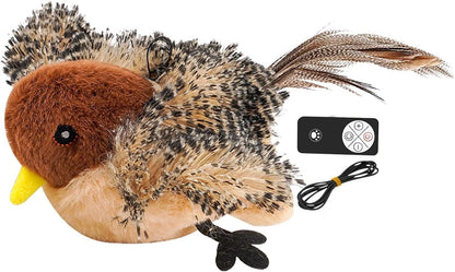 Cat Toys - Cat Toys with Catnip - Flappy Bird Cat Toy for Indoor Cats - Rechargeable - Electric Cat Toys - With Sound - Plush Sports Toy for Kittens - Pic - Image 9