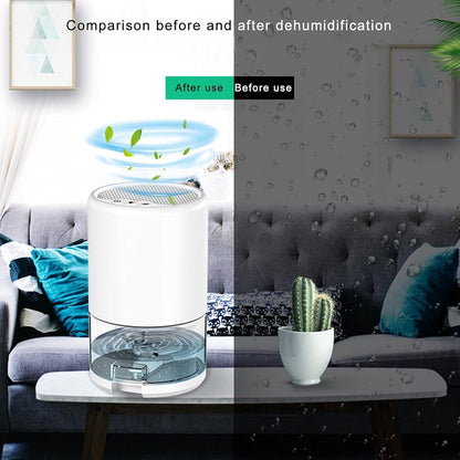 Dehumidifier - Air Dehumidifier - Small Dehumidifier - Smart Sleep Mode - Portable - Ultra Quiet - 3 L/h Dehumidifier - With 1 L Water Tank - Black - Image 4