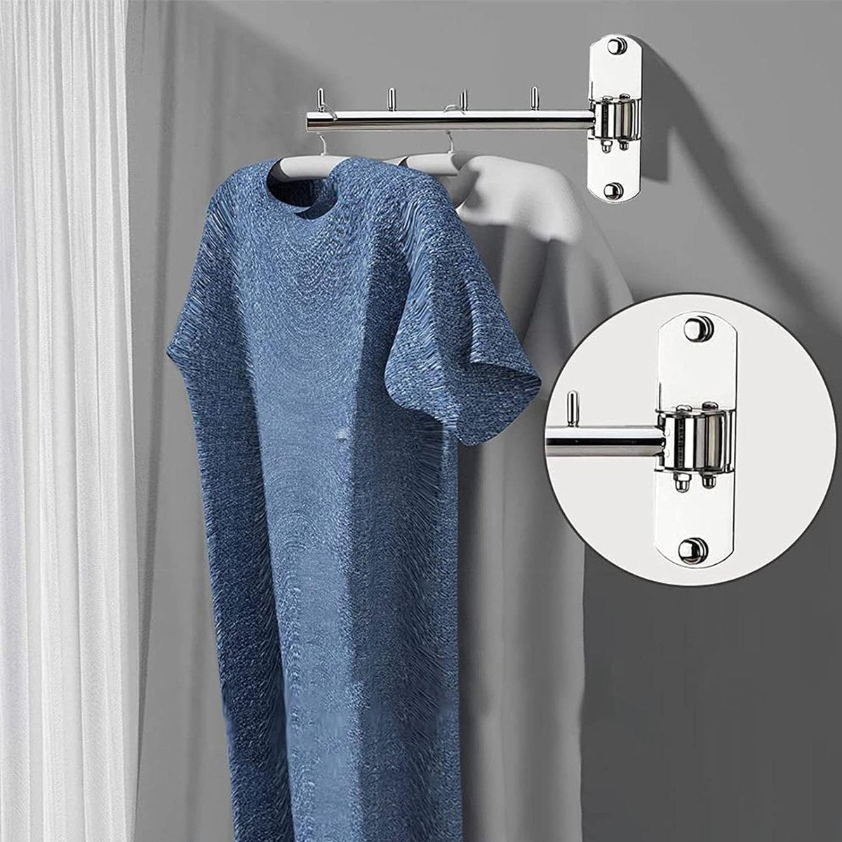 Wasrek wall-mounted and universal hand dryer - 27.5 cm - Image 5