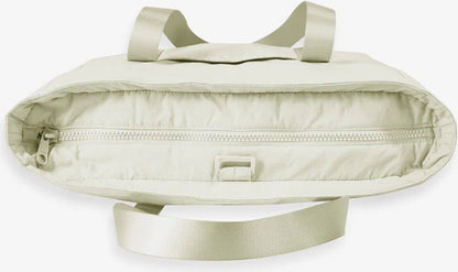 Women's Handbags - Zip-Up Tote Bag - Large Shoulder Bag - School Bag - Crossbody Bag - Laptop Bag - Handbag - Tote Bag - Weekend Bag - Shopping Bag - Beach Bag - Yoga/Fitness/Travel Bag - Beige - Image 9