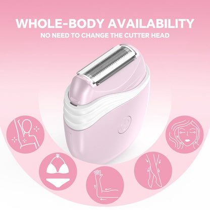 Electric shavers for women - Electric shaver - Trimmer - Epilator - Hair removal devices - Facial hair removal - Bikini trimmer - for body, underarms, legs and bikini line - compact - Image 3