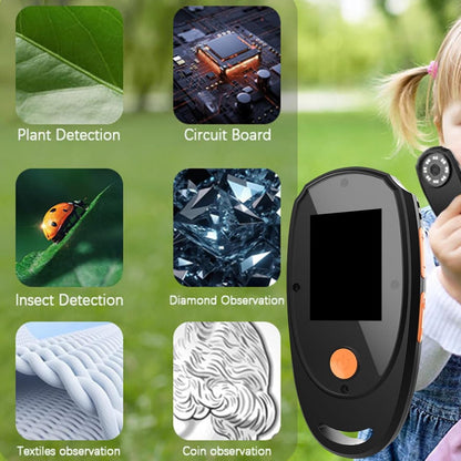 Microscope - Children's Microscope - Portable Digital Microscope for Children and Adults - 5.1 cm Color Screen - 500x Magnification - 8 Built-in LED Lights - Image 6