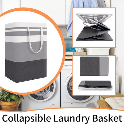 Foldable laundry basket - Large capacity laundry bag - Laundry basket with handles - Laundry hamper for dirty laundry - Suitable for bedroom, bathroom, dormitory - Image 6