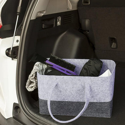 5 pcs Tote bag, shopping bag, foldable shopping basket, large shopping bag, felt tote bag, reusable shopping bag, felt shopping basket, suitable for shopping, travel, storage - Image 5