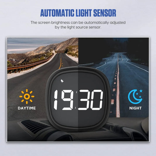 Speedometer - Digital GPS Speedometer - Head-up Display - KMH/MPH - With driver fatigue alert and speed warning - For all vehicles - Image 2