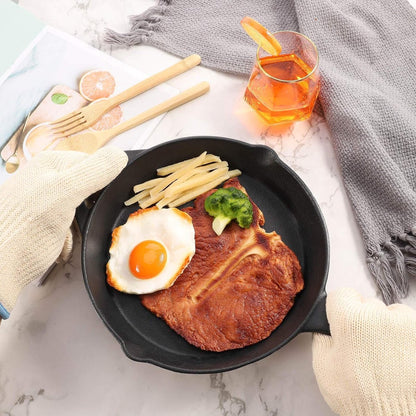 Gloves - Kitchen Gloves - Heat Resistant Kitchen Gloves - BBQ Gloves - Anti-Scald Gloves - Thick Knitted Cotton - For Indoor and Outdoor Use - For Oven - Airfryer - High Temperature Grill - Hot Dishes - Gardening - Image 2