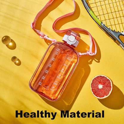 Sports Water Bottle - Fitness Water Bottle - Water Bottle - 750ml Leakproof Bottle - Water Bottle - Suitable for travel, picnics, camping, hiking - Blue - Image 3