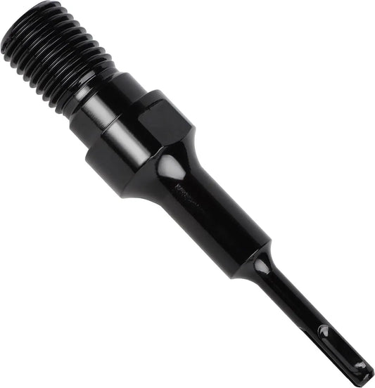 Chisel - Drill Bit Set - SDS Plus Adapter - Chisels - Drill - Steel - Black - Drill Connecting Rod - Baby Clothes Accessories for Electric Drills - 1 1/4 inch UNC to SDS Plus