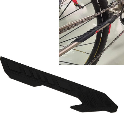 Bicycle chain protector - Silicone chain protector - Road bike chain protector - Protect your bike frame from scratches - Bicycle accessories - Black - 1 piece - Image 5