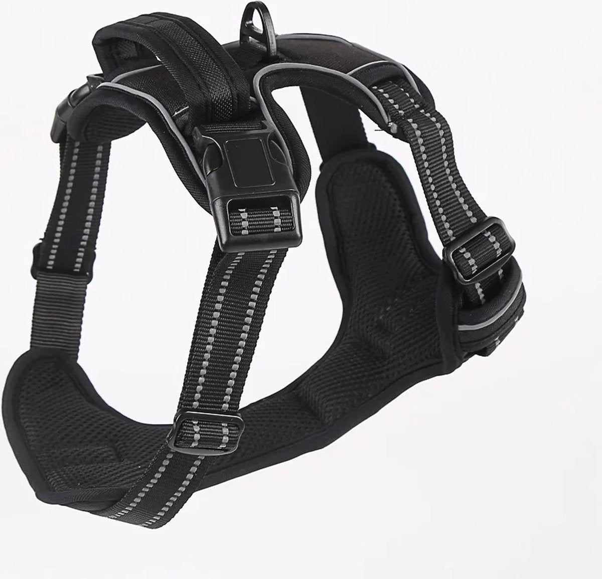 Nixnix - Dog Harness - Size L - Anti-Trek Harness - Dog Harness - Y-Shaped Dog Harness - Reflective - Black - Image 2