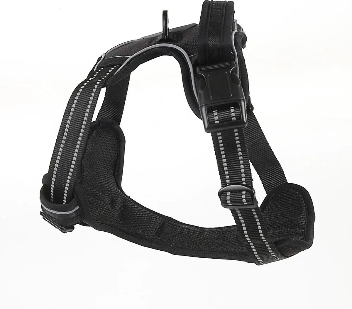 Nixnix - Dog Harness - Size L - Anti-Trek Harness - Dog Harness - Y-Shaped Dog Harness - Reflective - Black - Image 7