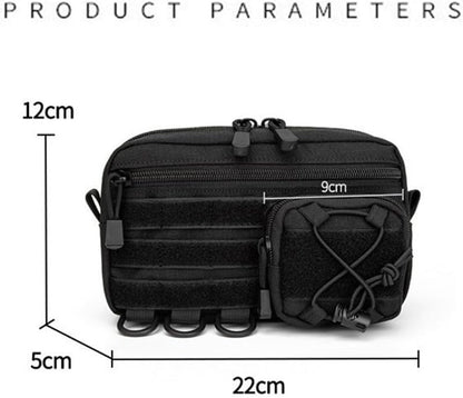 Bike bag - Fanny pack - Organizer - Pouch - Ultralight storage box - Waterproof Oxford Ripstop - Perfect for hiking, cycling, and survival gear - Image 2