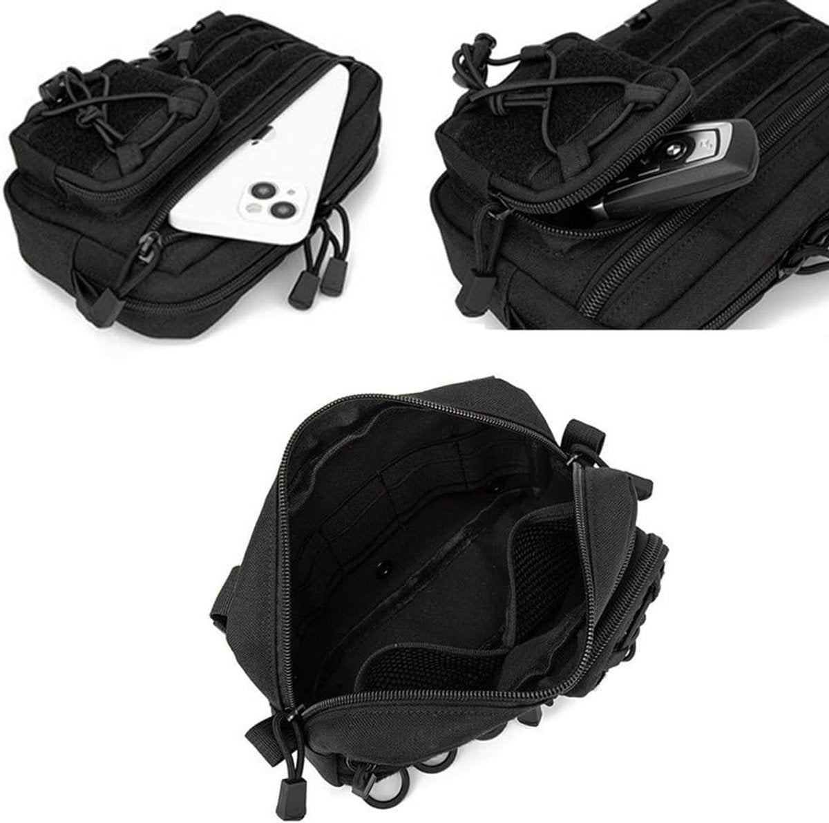 Bike bag - Fanny pack - Organizer - Pouch - Ultralight storage box - Waterproof Oxford Ripstop - Perfect for hiking, cycling, and survival gear - Image 4