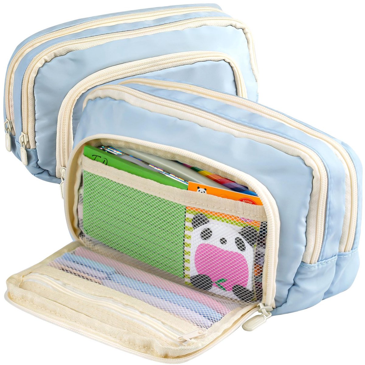 Pencil Case - Pencil Case - Adults - Boys and Girls - School Pencil Case - Blue - Image 6