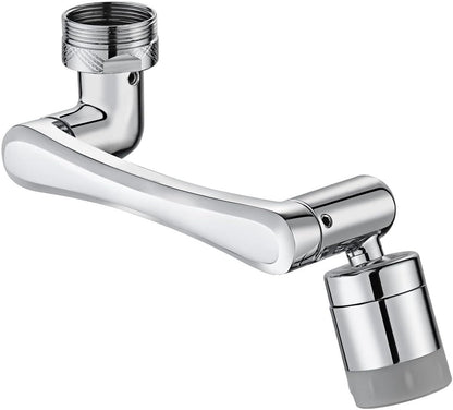 1440° Rotating Faucet - Faucet - Faucet Fitting - Faucet Head - Stainless Steel - Aerator - Rotating - Extension - Water Saving - Kitchen Faucet - Bathroom Faucet - Swivel - Dishwashing - Goud