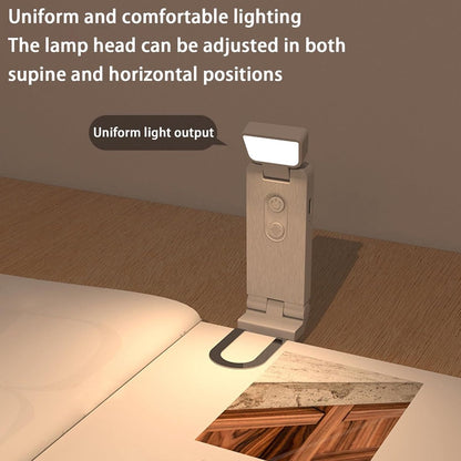 Reading Lamp - Book Lamp with Clip - 6 Lighting Levels - Bedtime Use - Adjustable Intensity - Reading Lamps - USB-C Rechargeable - With - Image 3
