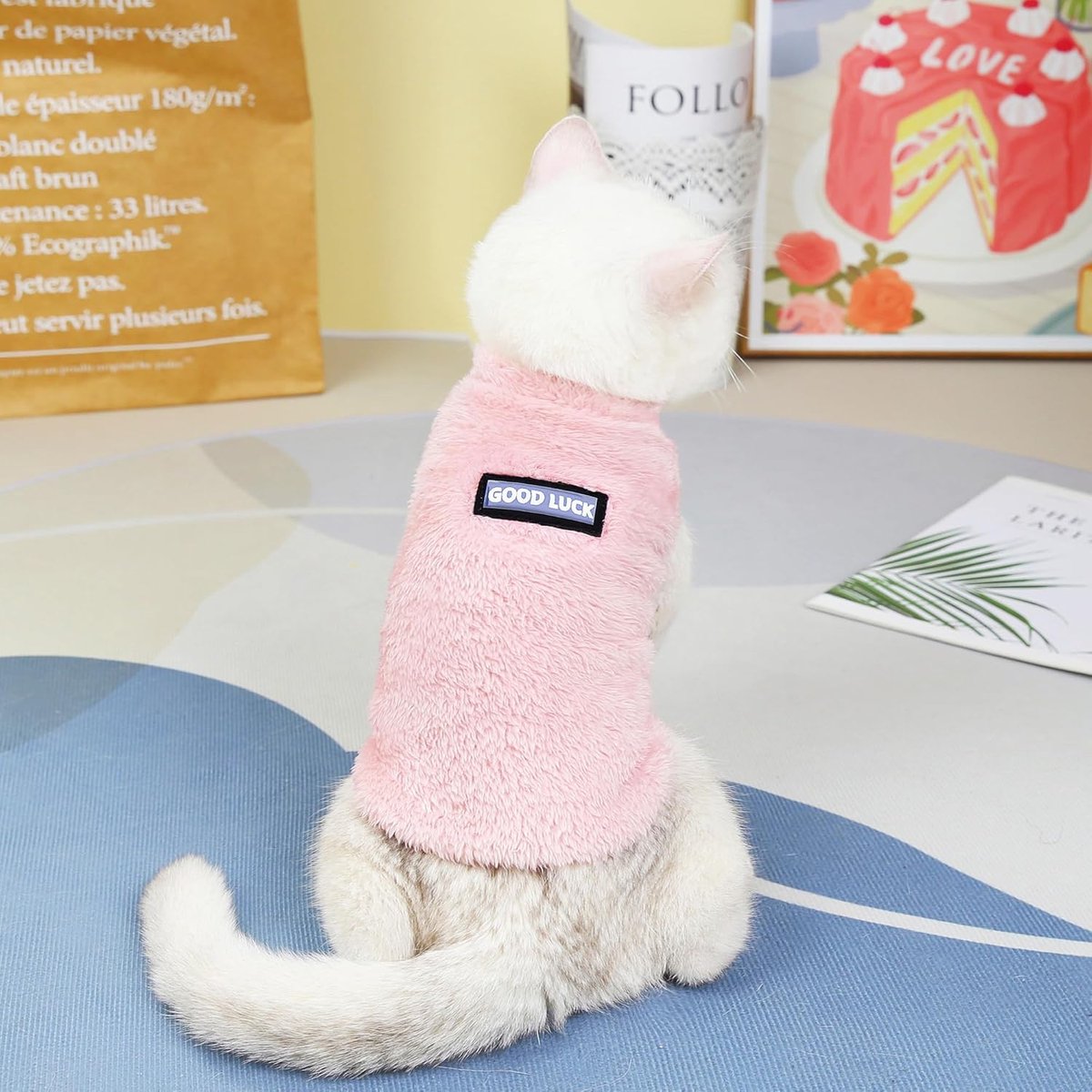 Dog Coat - Dog Sweater - Pet Clothes - Winter Fleece Dog Sweater - Puppy Dogs and Cats - Puppies and Chihuahuas - Warm Autumn and Winter Clothes - Perfect for Christmas Decorations - Christmas XL - Image 3