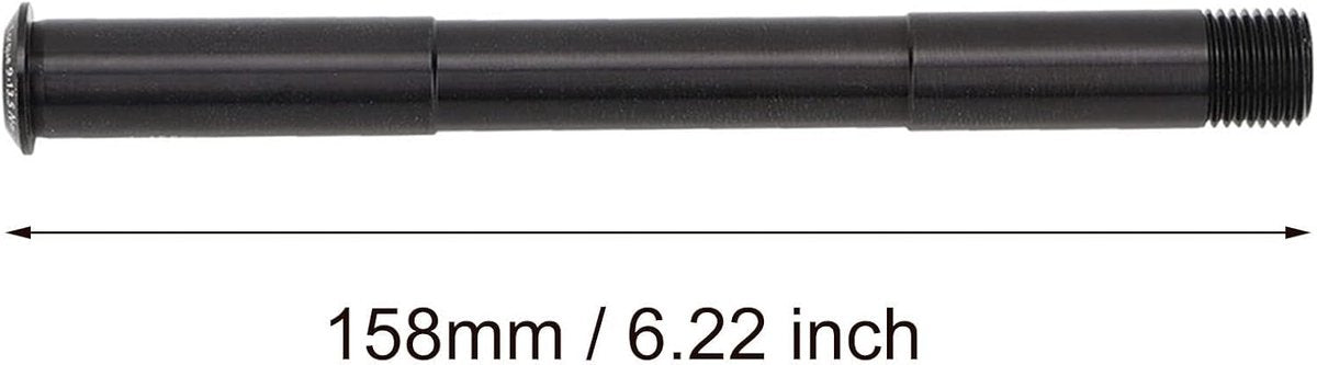 Bicycle - Thru-axle - Fork lockout lever - Aluminum alloy - Thru-axle - Quick-release bicycle front hub, fork, seatpost thru-axle, Boost fork axle - 110 x 15 mm - Black - Image 2