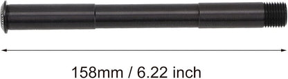 Bicycle - Thru-axle - Fork lockout lever - Aluminum alloy - Thru-axle - Quick-release bicycle front hub, fork, seatpost thru-axle, Boost fork axle - 110 x 15 mm - Black - Image 2