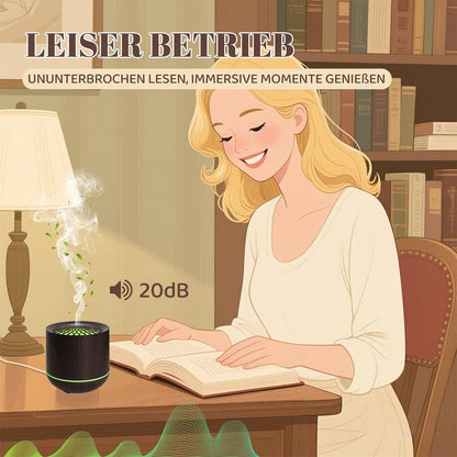 Humidifiers - Aromatherapy Humidifier - 300ml Diffuser - Air Humidifier - Room Humidifier - 7-Color LED - Light and Automatic Shut-Off - Essential Oil Diffuser for Home and Office (Dark) - Image 5